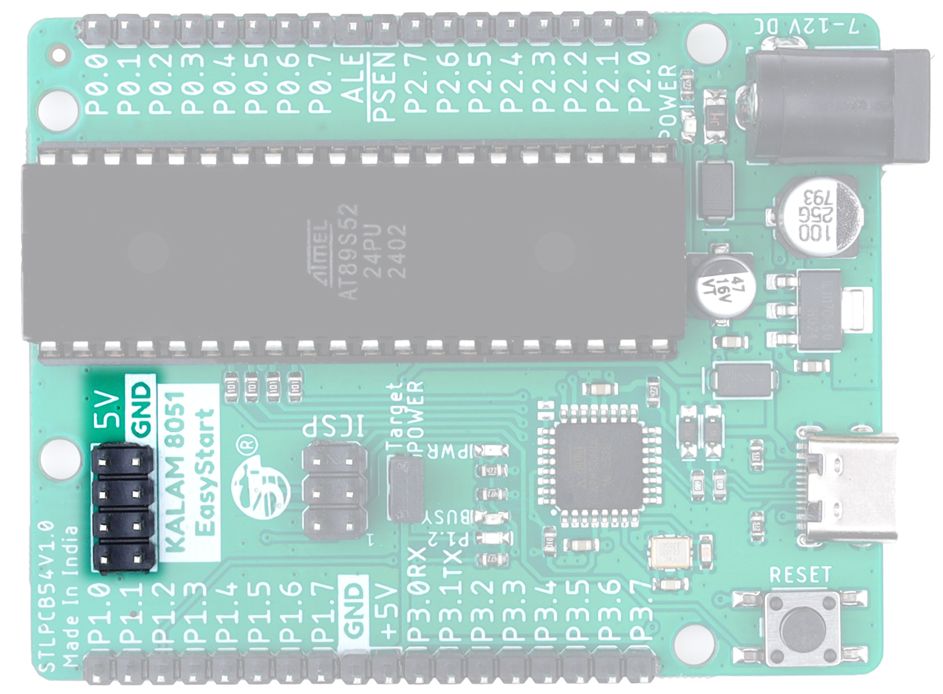 Kalam-8051-Easy-starter-External-Power