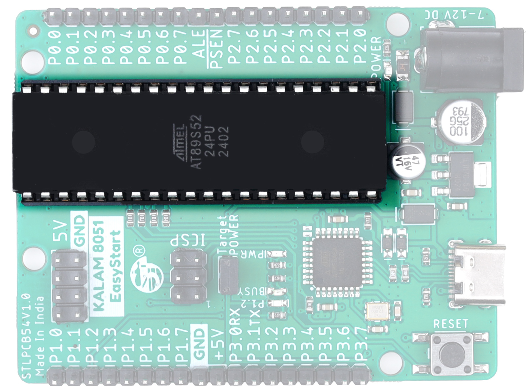 Kalam-8051-Easy-starter-MCU-AT89S52