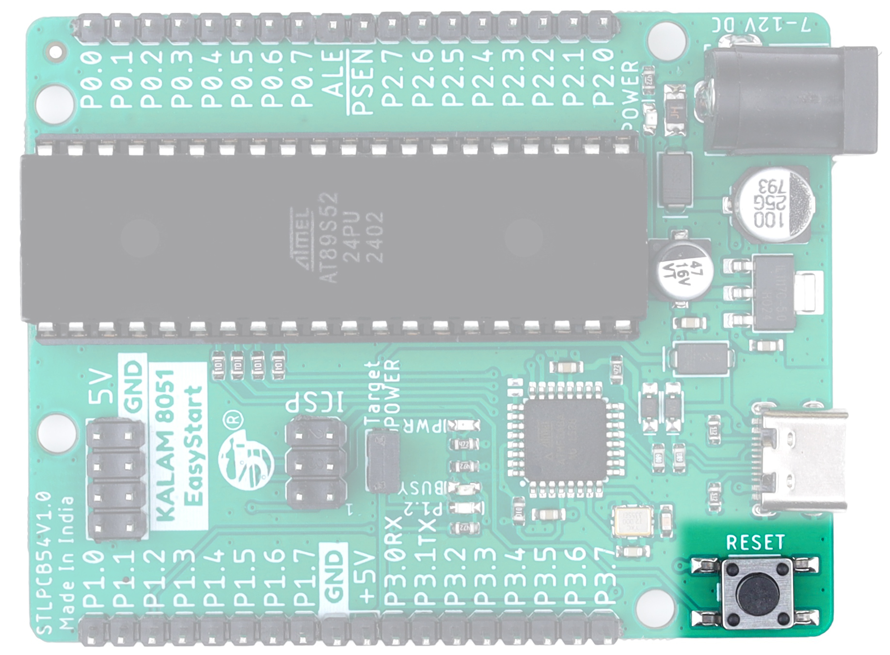 Kalam-8051-Easy-starter-Reset-Switch
